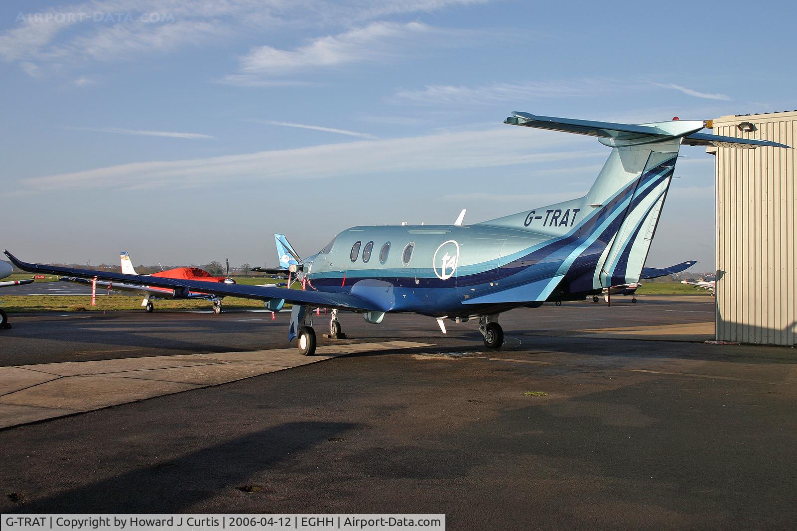 G-TRAT, 2006 Pilatus PC-12/45 C/N 710, Privately owned. [Officially not registered until 18th April 2006.]