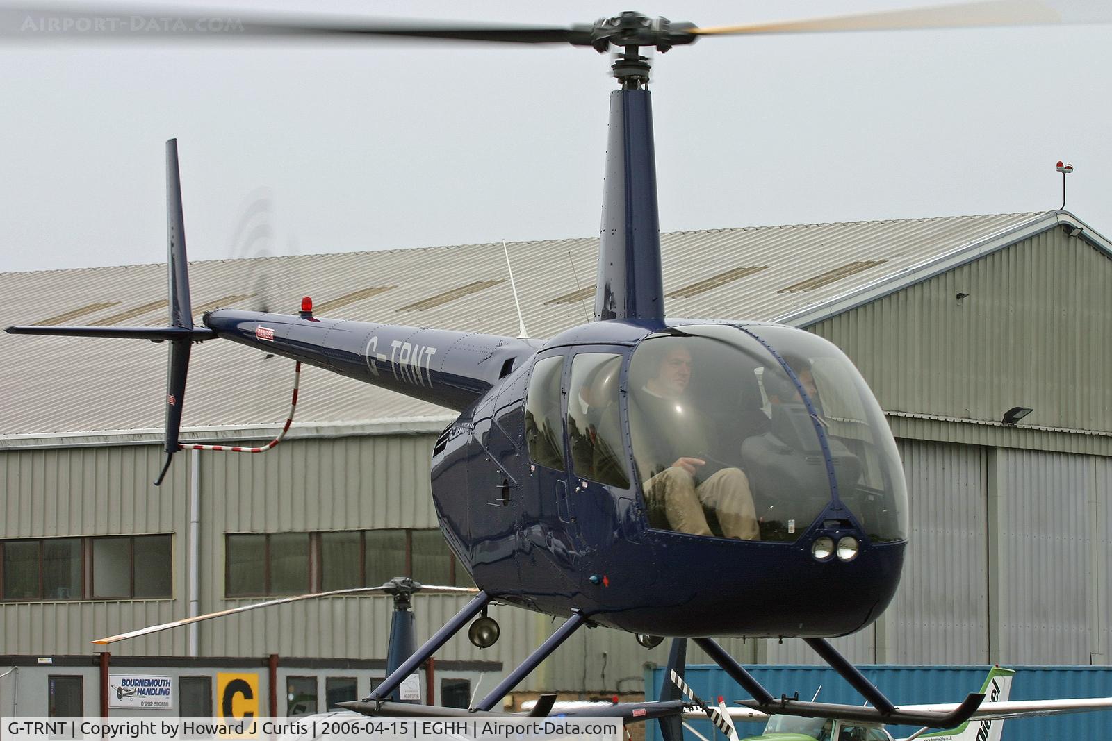 G-TRNT, 2004 Robinson R44 II C/N 10293, Operated by Bournemouth Helicopters.