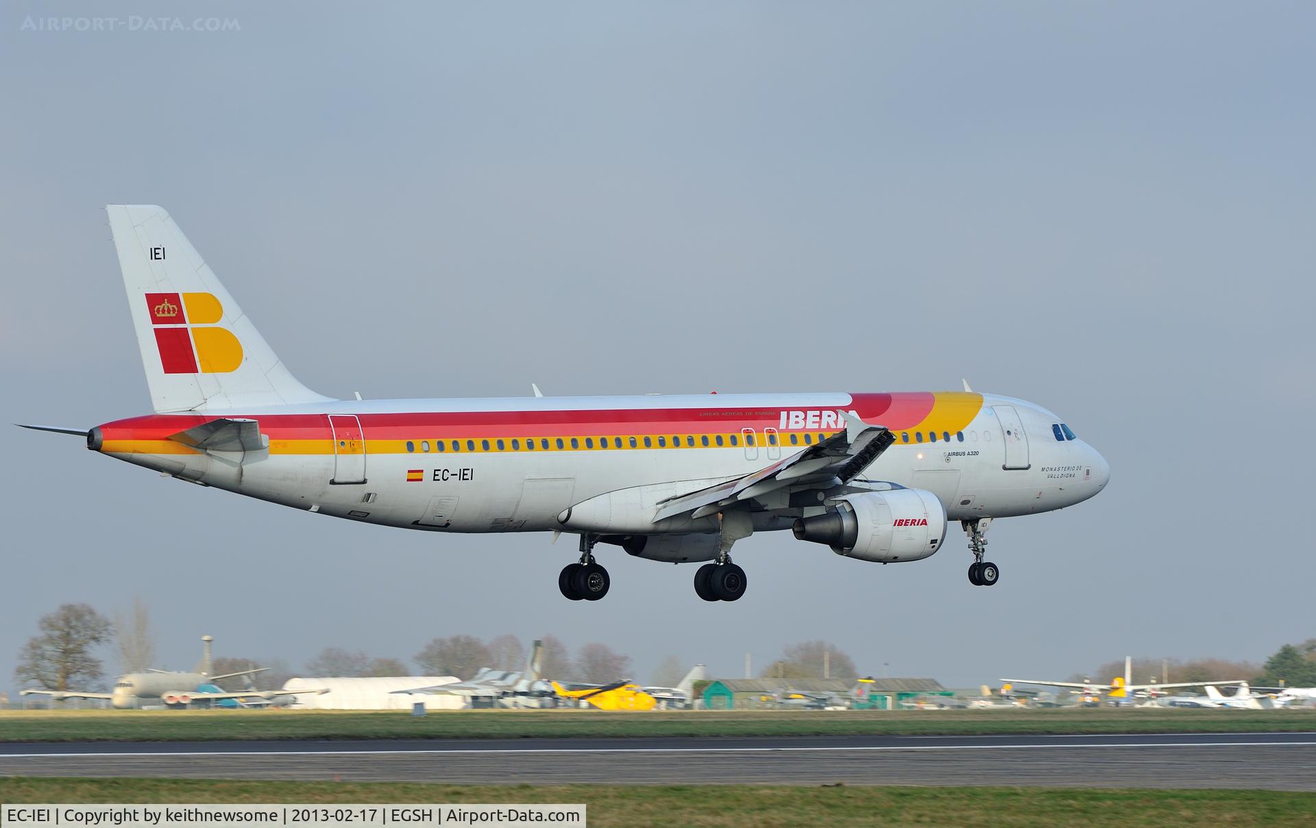 EC-IEI, 2001 Airbus A320-214 C/N 1694, Arriving for spray job !