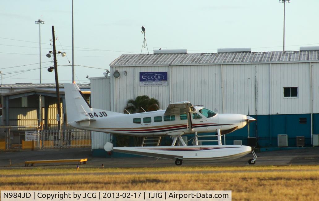 N984JD, 2007 Cessna 208 Caravan I C/N 20800413, Seaplanes in Paradise & San Juan Water Tours

http://www.seaplanesinparadise.com

Seaplanes in Paradise & San Juan Water Tours flights originate from Pier 6. They can include charter runs to various locations in Puerto Rico and the U.S. Virgin Islands