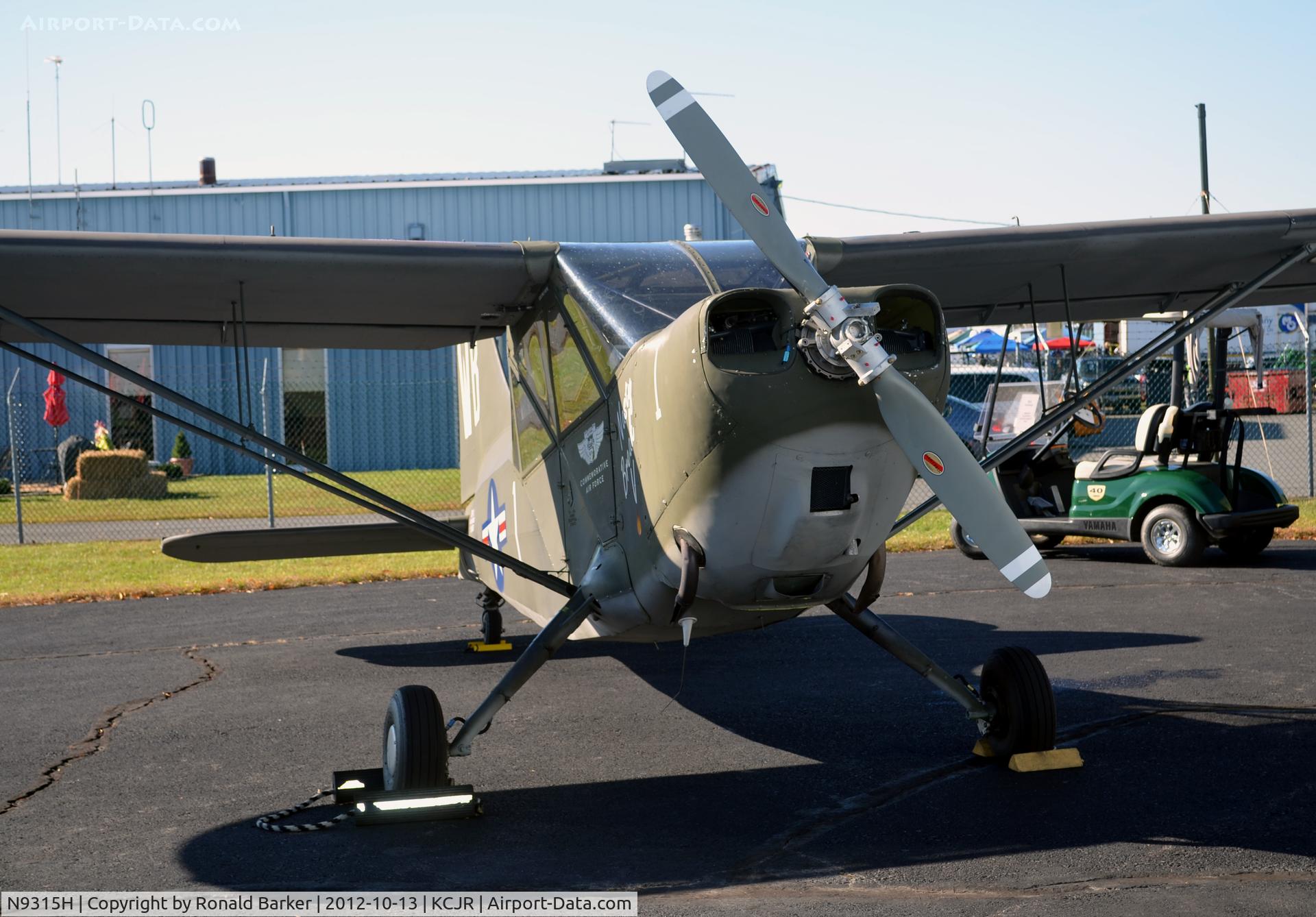 N9315H, 1949 Stinson L-5 Sentinel C/N 4215060, Culpeper Air Fest 2012