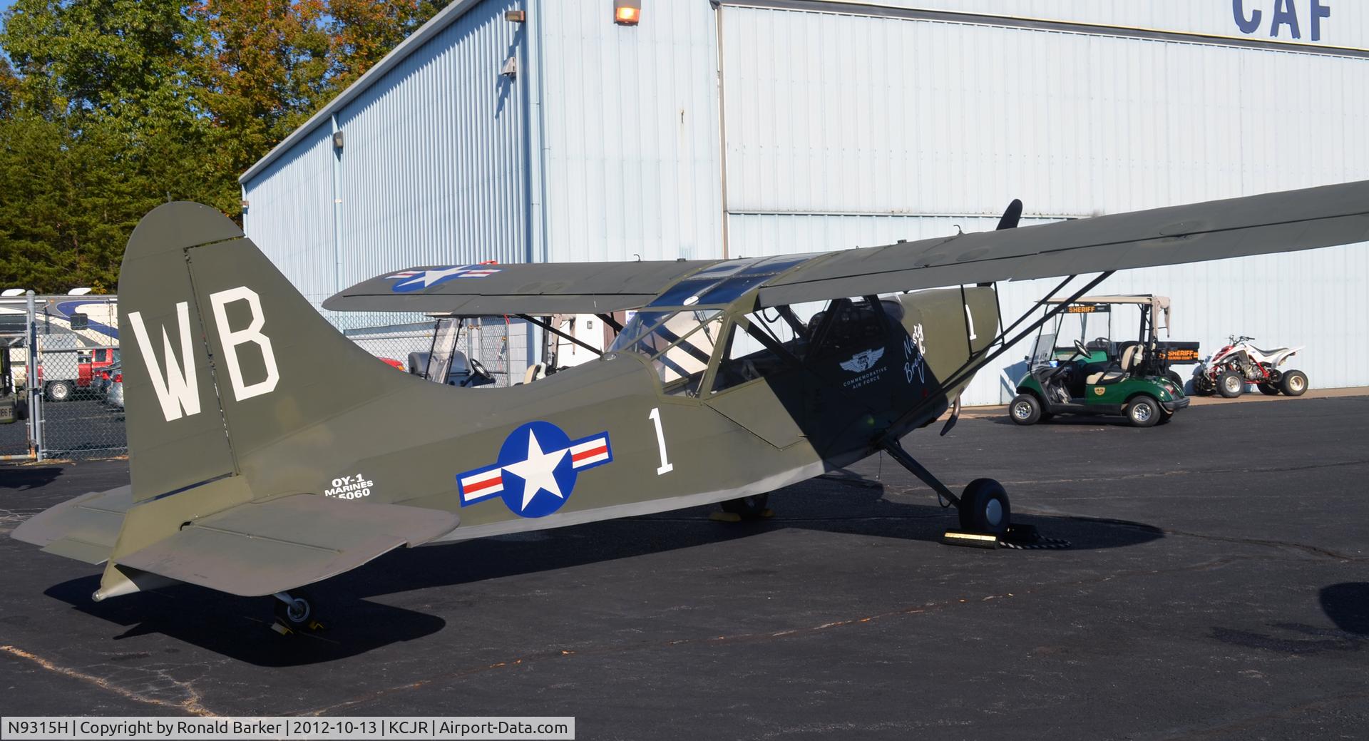 N9315H, 1949 Stinson L-5 Sentinel C/N 4215060, Culpeper Air Fest 2012