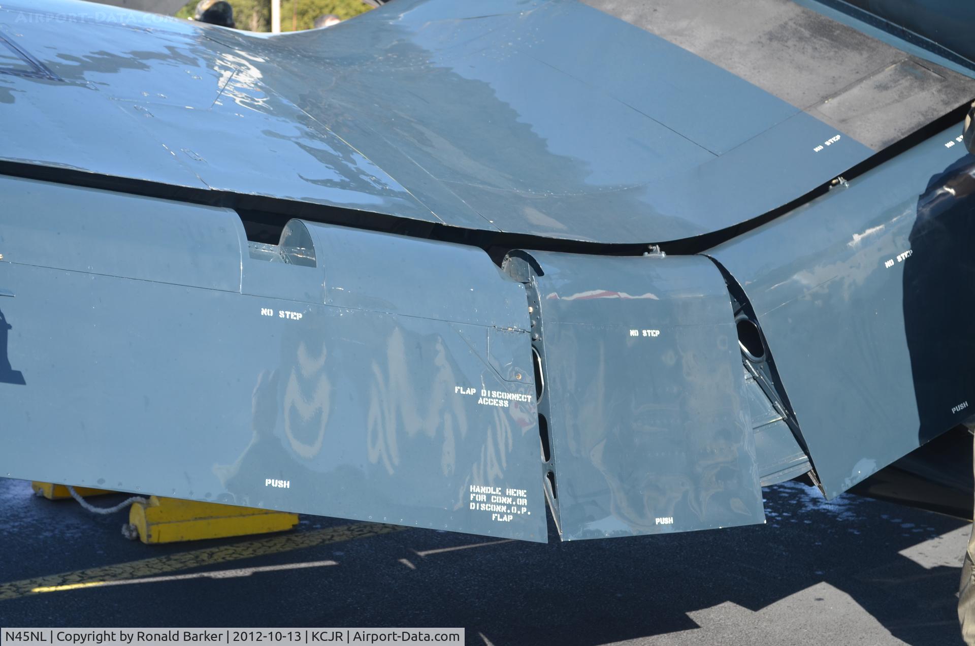 N45NL, 1951 Vought F4U-5NL Corsair C/N 124692, Flaps - Culpeper Air Fest 2012