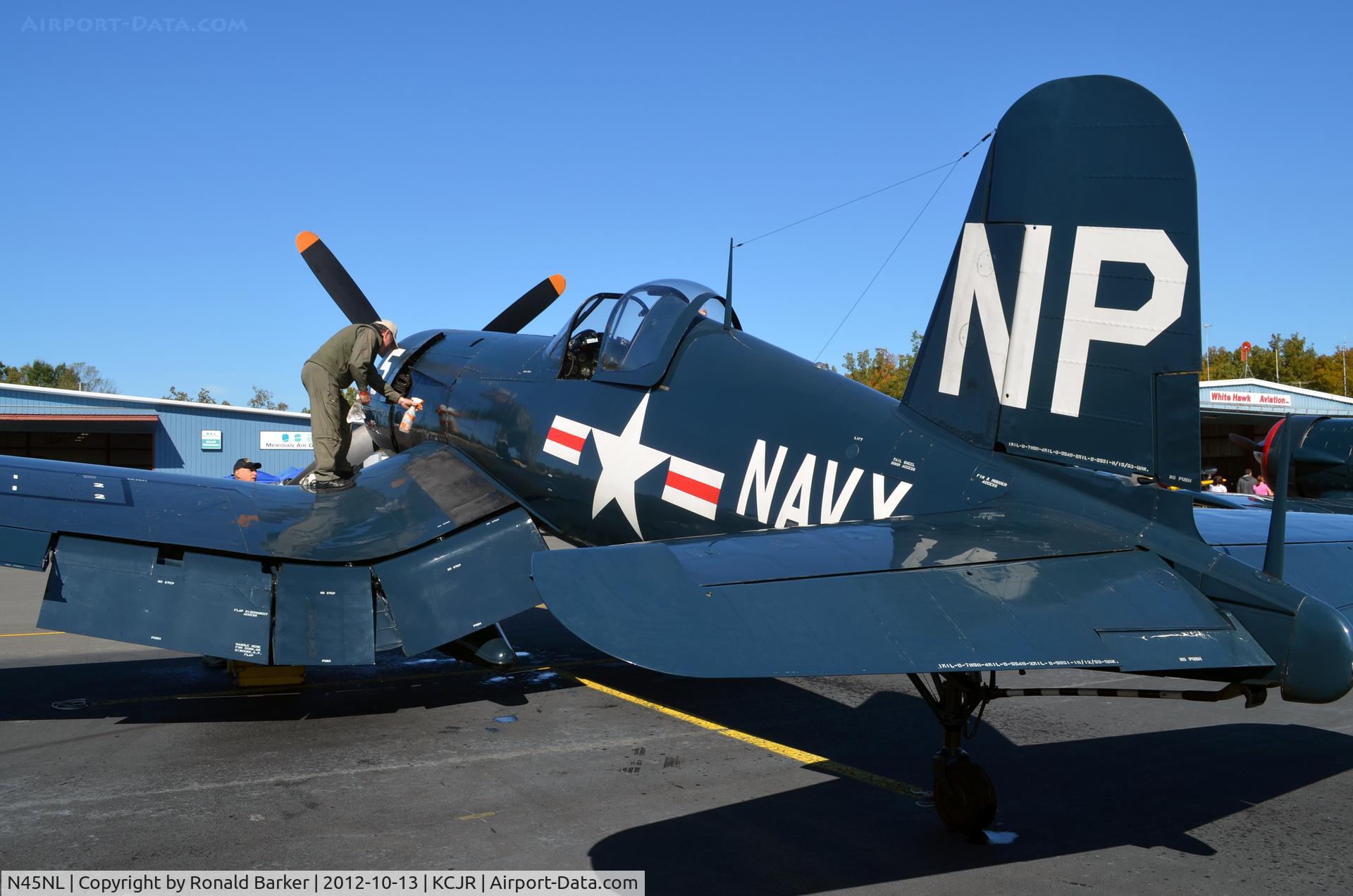 N45NL, 1951 Vought F4U-5NL Corsair C/N 124692, Culpeper Air Fest 2012