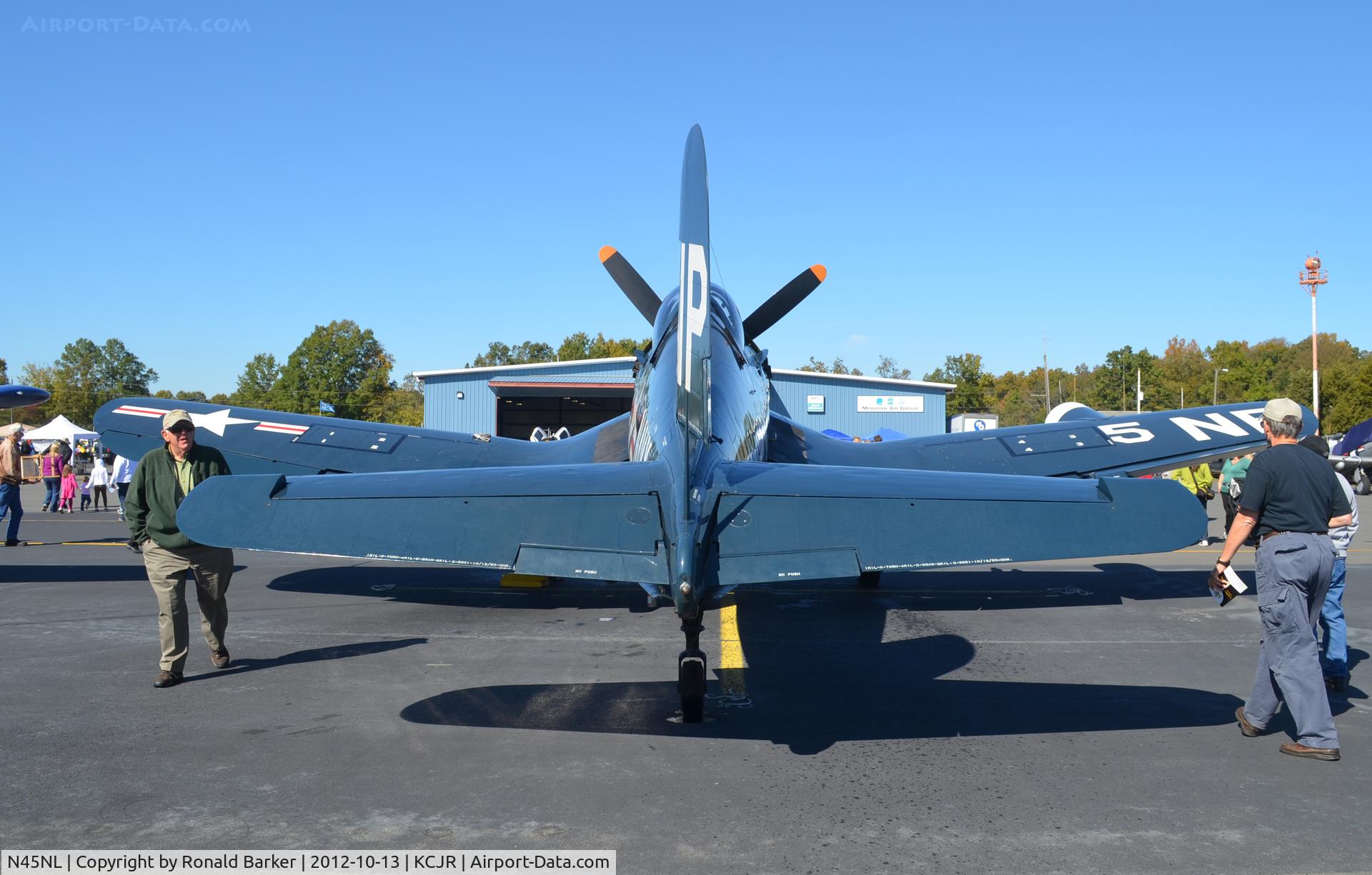 N45NL, 1951 Vought F4U-5NL Corsair C/N 124692, Culpeper Air Fest 2012