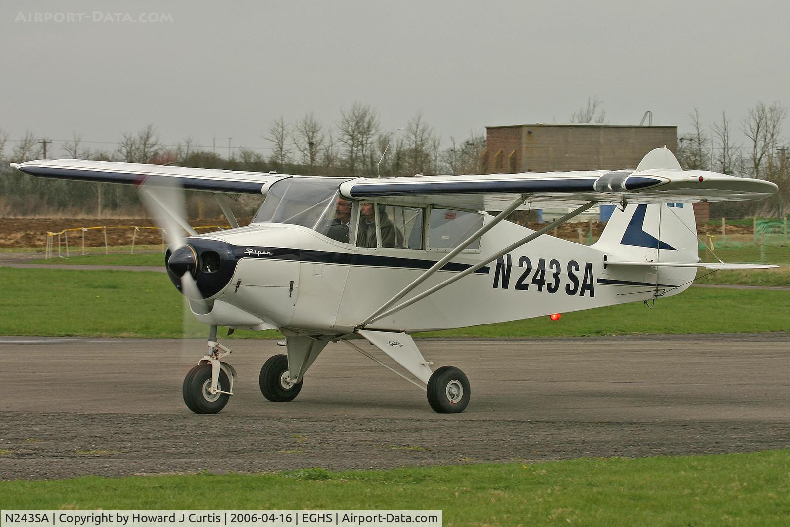 N243SA, 1961 Piper PA-22-108 Colt Colt C/N 22-8376, Privately owned, at the PFA fly-in here.