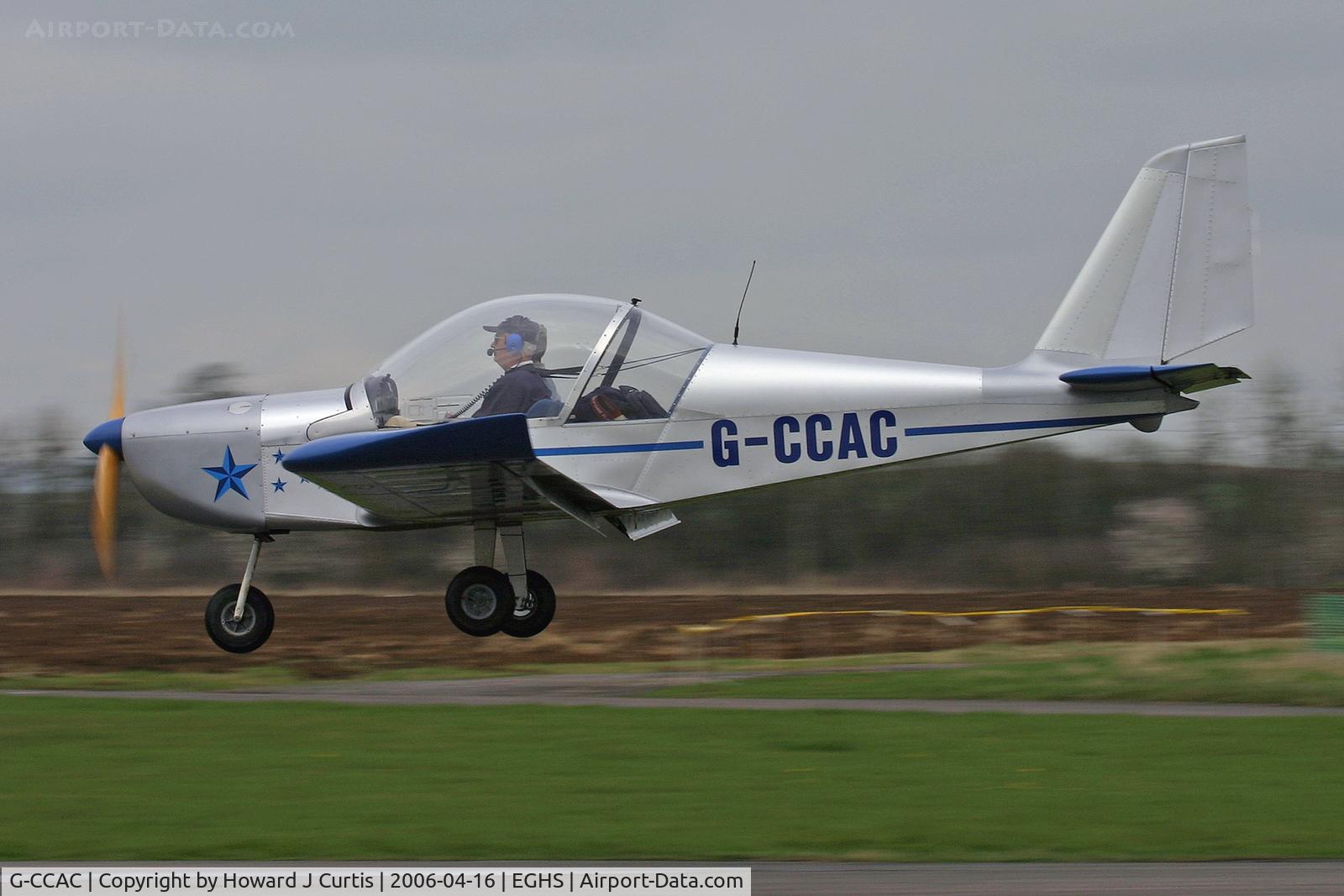 G-CCAC, 2003 Aerotechnik EV-97 Eurostar C/N PFA 315-13979, Privately owned, at the PFA fly-in here.
