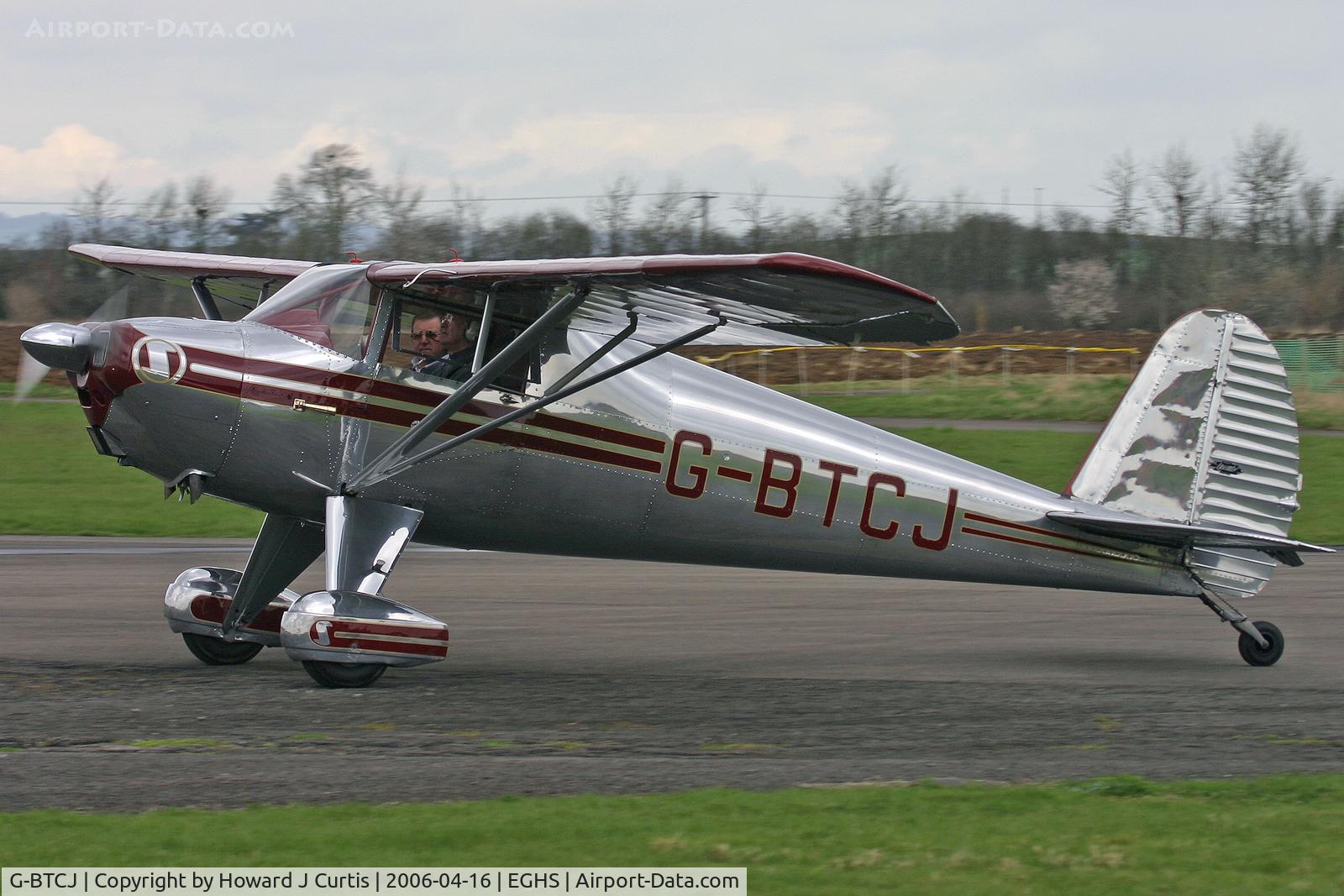 G-BTCJ, 1941 Luscombe 8E Silvaire C/N 1869, Privately owned, at the PFA fly-in here.