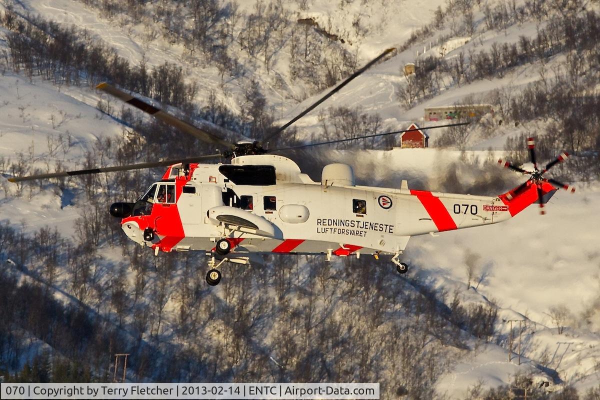 070, 1972 Westland Sea King Mk.43 C/N WA751, Norwegian Air Force 1972 Westland Sea King Mk.43, c/n: WA751