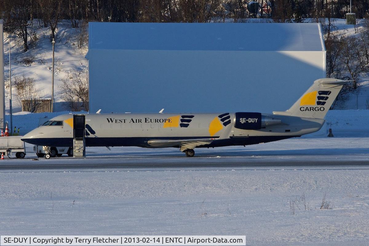 SE-DUY, 1993 Canadair CRJ-200LR (CL-600-2B19) C/N 7023, Canadair CL-600-2B19 Regional Jet CRJ-200LR, c/n: 7023 at Tromso