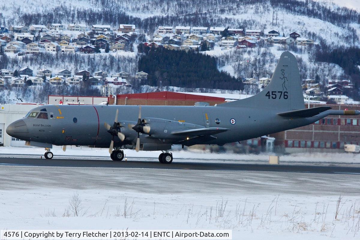 4576, Lockheed P-3N Orion C/N 185-5257, Lockheed P-3N Orion, c/n: 185-5257 taxying in at Tromso