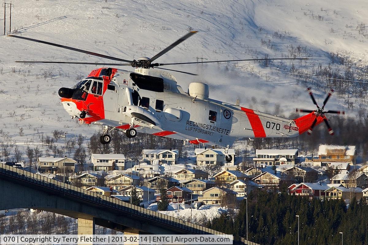 070, 1972 Westland Sea King Mk.43 C/N WA751, Norwegian Air Force 1972 Westland Sea King Mk.43, c/n: WA751 at Tromso