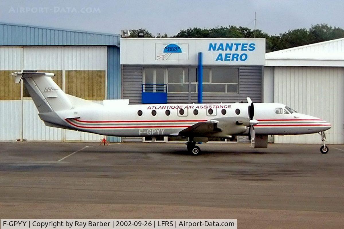 F-GPYY, 1990 Beech 1900C-1 C/N UC-115, Beech 1900C-1 [UC-115] (Atlantique Air Assistance) Nantes-Atlantique~F 26/09/2002