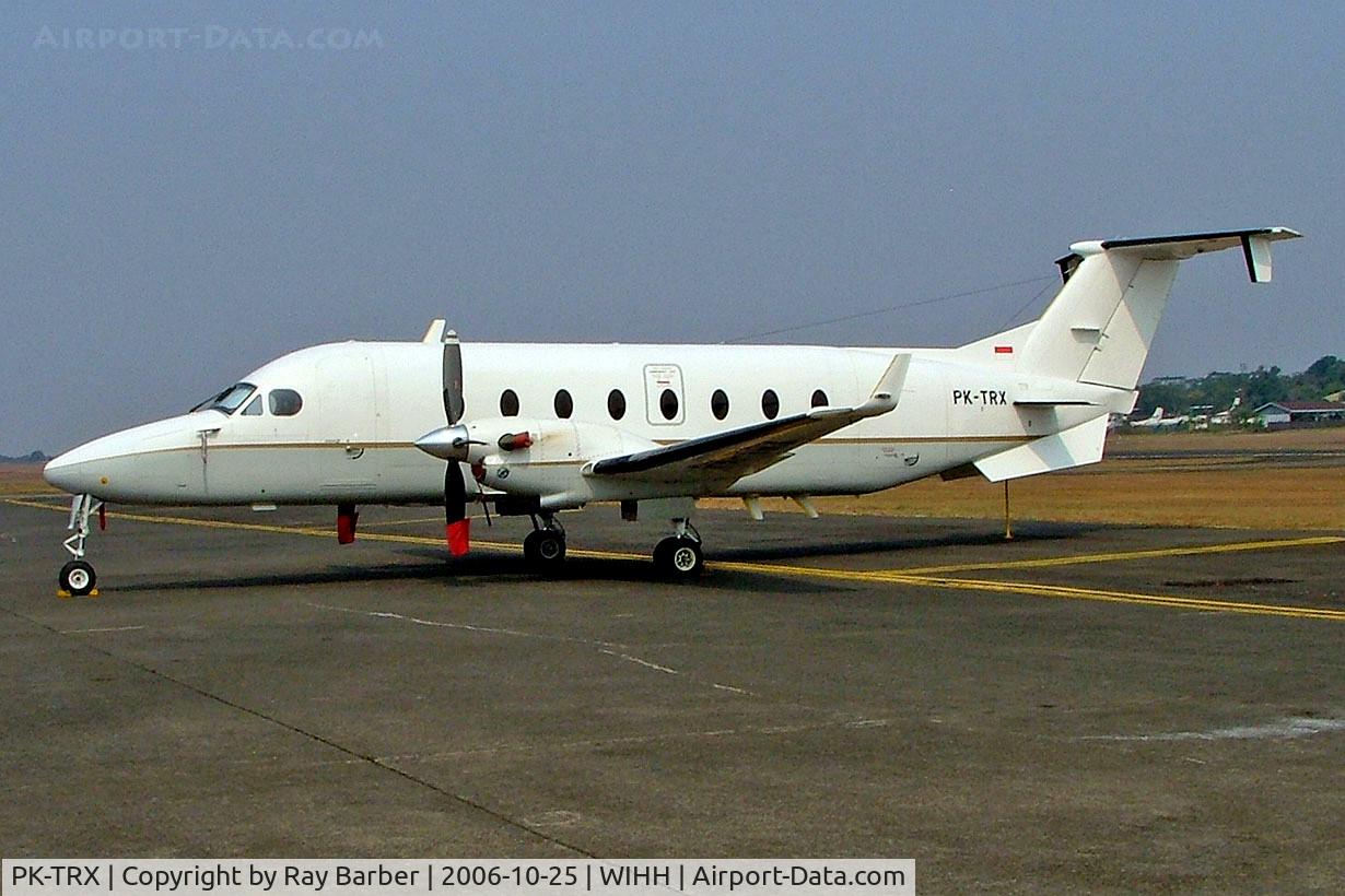 PK-TRX, 1995 Beech 1900D C/N UE-186, Beech 1900D [UE-186]  (Indonesia Air Transport) Jakarta-Halim~PK 25/10/2006