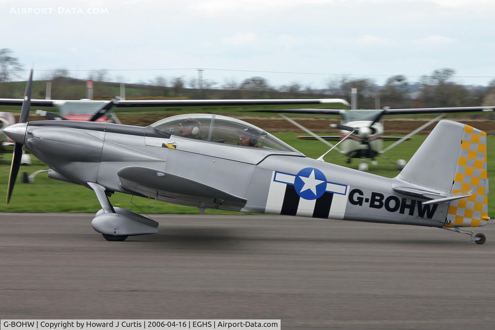 G-BOHW, 1995 Vans RV-4 C/N PFA 181-11309, Privately owned, at the PFA fly-in here.