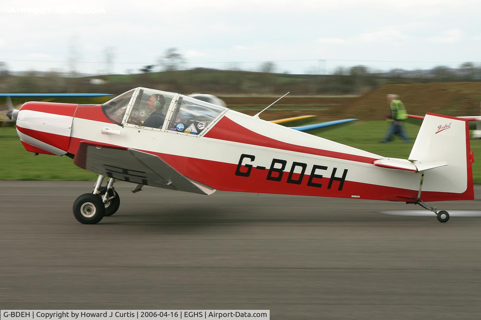 G-BDEH, 1963 Jodel D-120A C/N 239, Privately owned, at the PFA fly-in here.