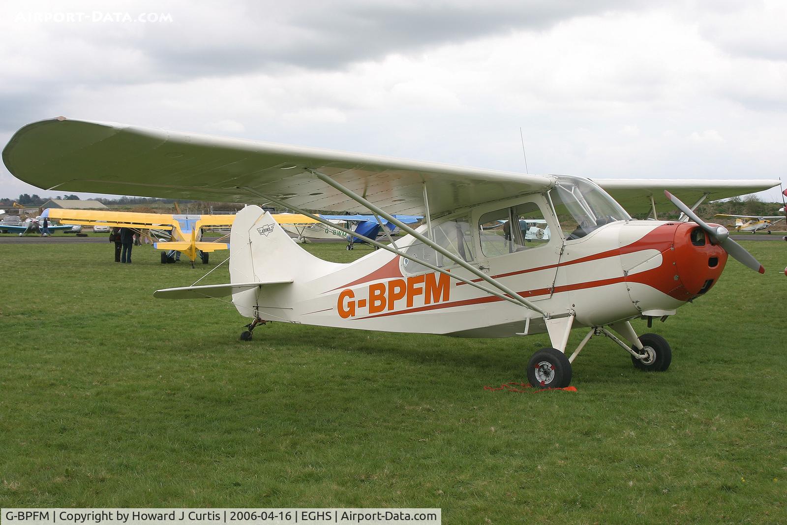 G-BPFM, 1946 Aeronca 7AC Champion C/N 7AC-4751, Privately owned, at the PFA fly-in here.