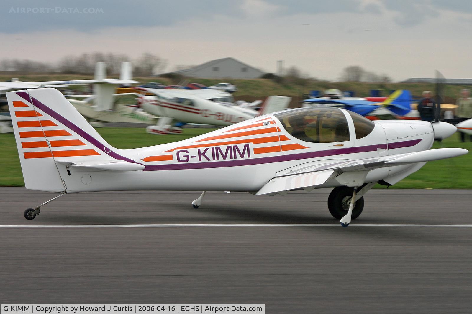 G-KIMM, 2001 Europa XS Monowheel C/N PFA 247-13404, Privately owned, at the PFA fly-in here.
