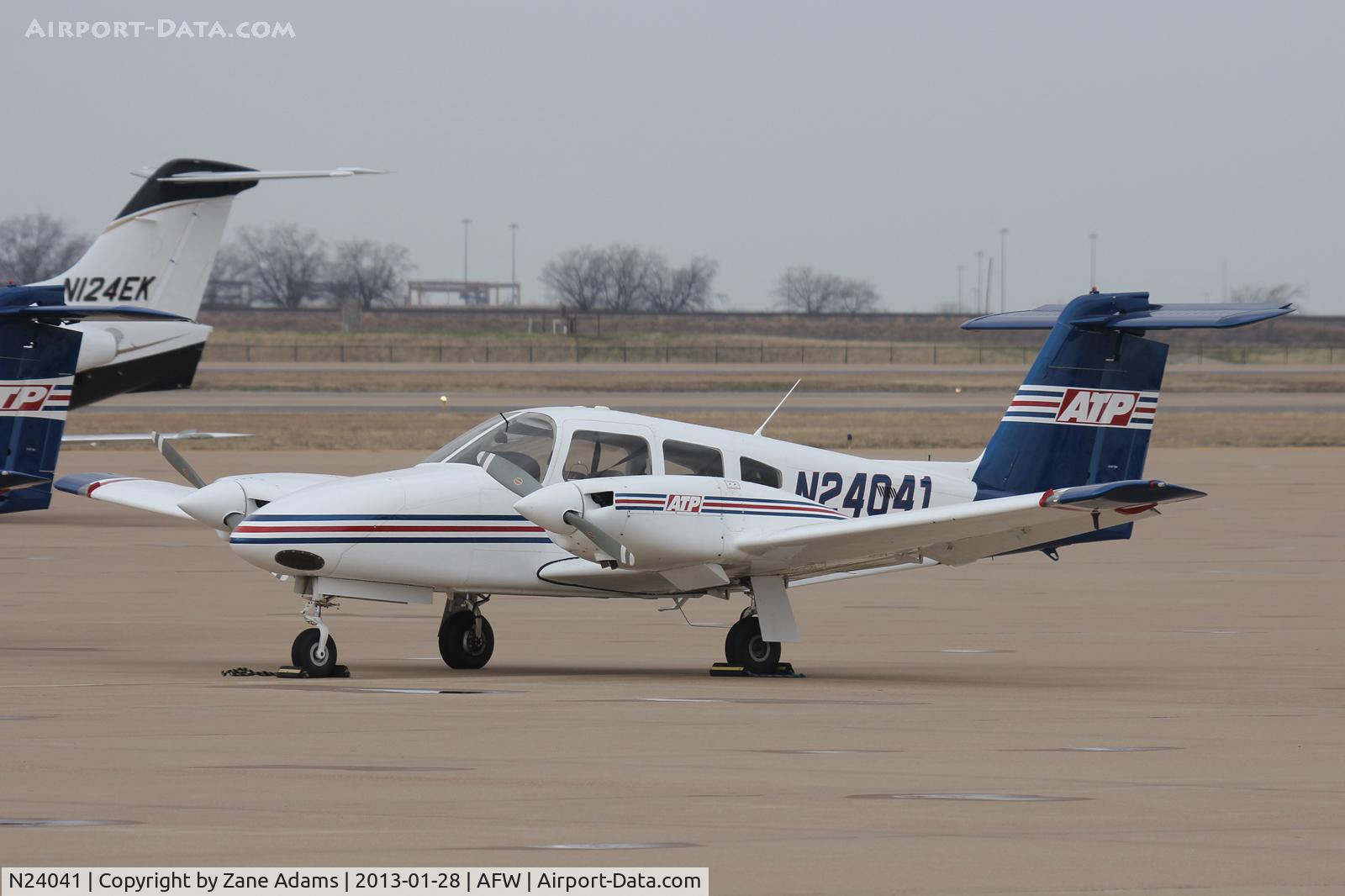 N24041, 2011 Piper PA-44-180 Seminole C/N 4496290, ATP twin at Alliance Airport - Fort Worth, TX