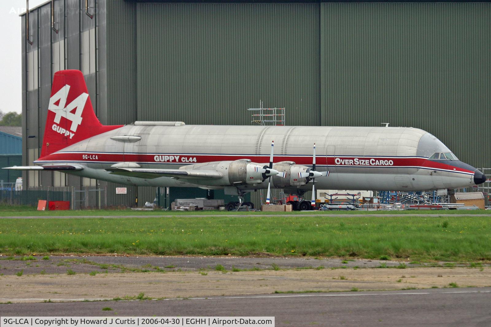 9G-LCA, 1969 Canadair CL-44-0 Skymonster C/N 16, Sat by the BASCO hangar, where it remained for many months.