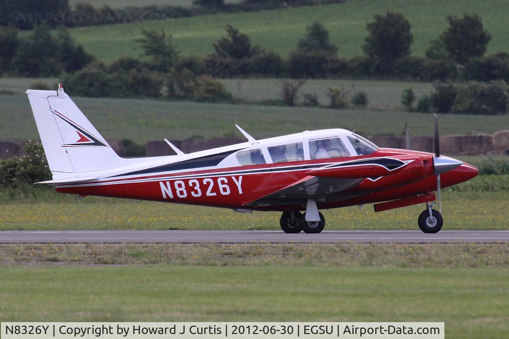 N8326Y, 1967 Piper PA-30 Twin Comanche Twin Comanche C/N 30-1468, Flying Legends 2012. Privately owned.