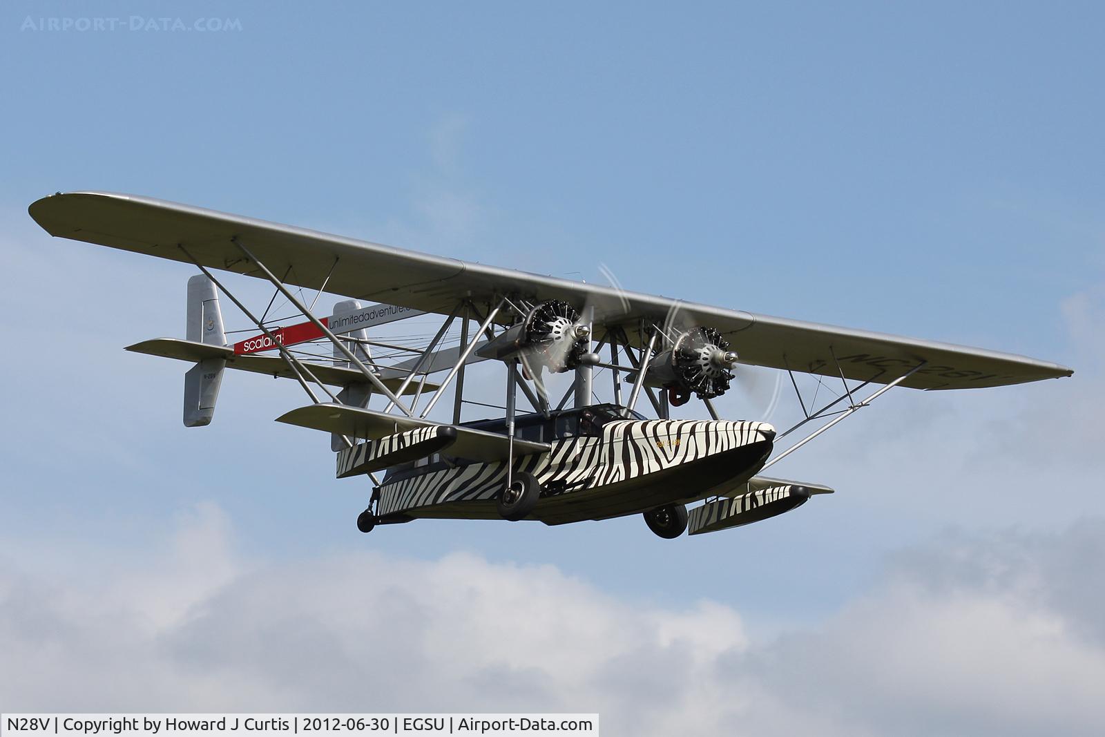 N28V, 2001 Sikorsky S-38B (Replica) C/N B414-20, At Flying Legends 2012. A rare appearance in European skies and a joy to behold!