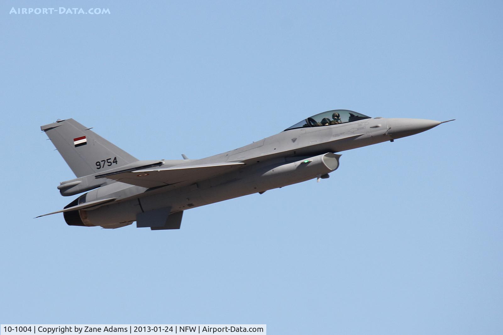 10-1004, 2010 Lockheed Martin F-16C Fighting Falcon C/N JJ-04, Egyptian Air Force F-16C on a pre-delivery test flight at NASNRB Fort Worth