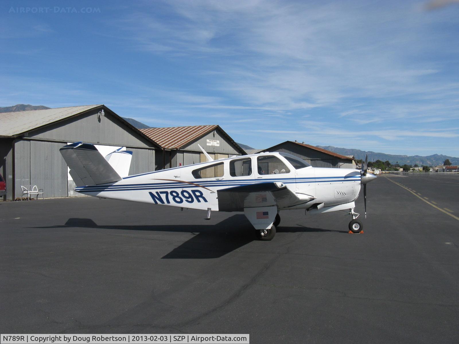N789R, 1965 Beech S35 Bonanza C/N D-7777, 1965 Beech S35 BONANZA, Continental IO-520-B 285 Hp