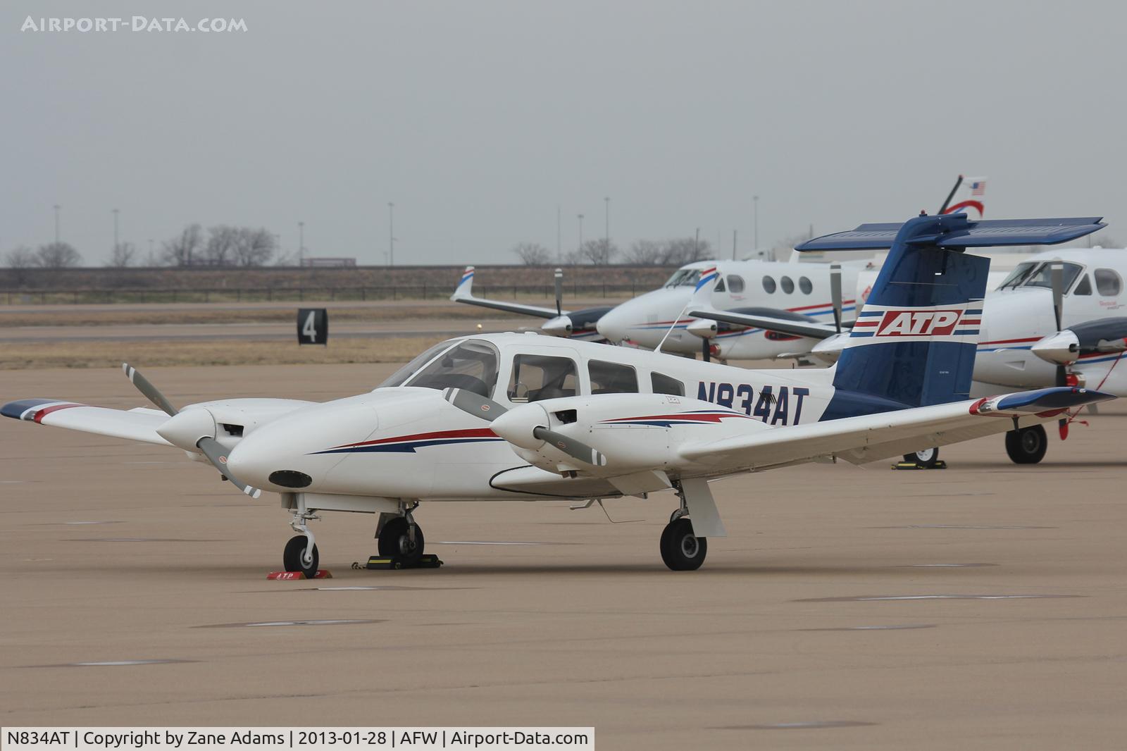 N834AT, 2012 Piper PA-44-180 Seminole C/N 4496314, ATP Twin At Alliance Airport - Fort Worth, TX