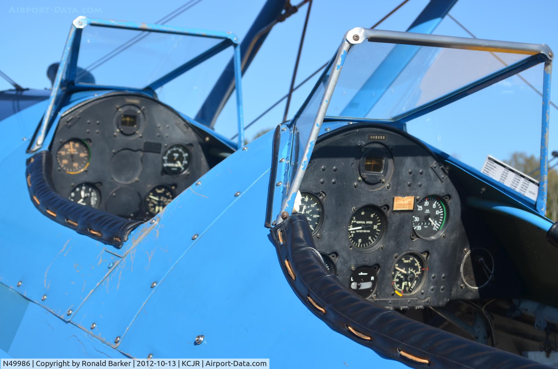 N49986, 1942 Boeing A75N1(PT17) C/N 75-1726, Dual cockpits - Culpeper Air Fest 2012