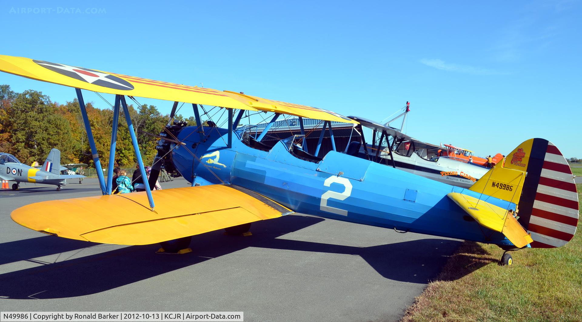 N49986, 1942 Boeing A75N1(PT17) C/N 75-1726, Culpeper Air Fest 2012