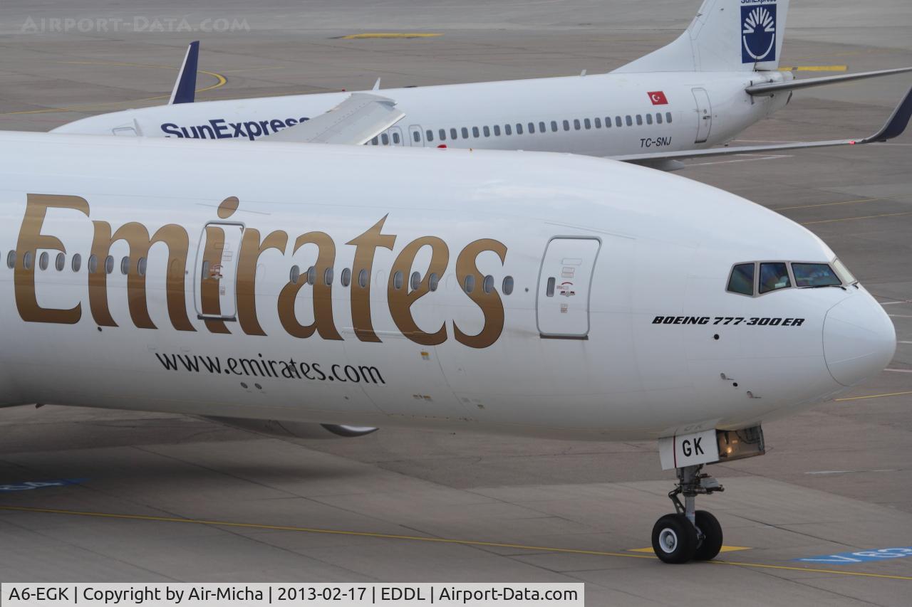 A6-EGK, 2011 Boeing 777-31H/ER C/N 41071, Emirates, Boeing 777-31HER, CN: 41071/981