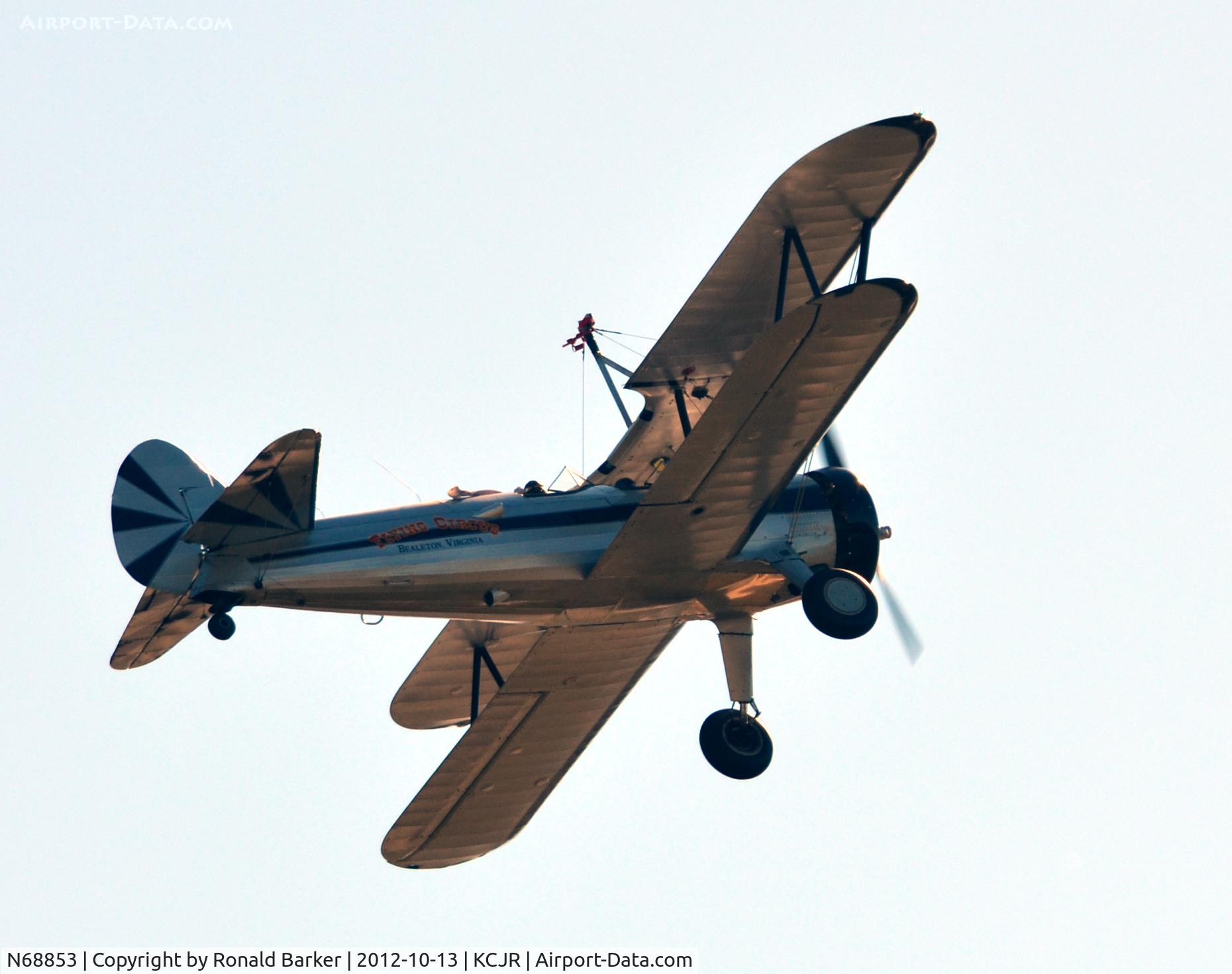 N68853, Boeing A75N1(PT17) C/N 75-5418, Flying Circus 0- Culpeper Air Fest 2012