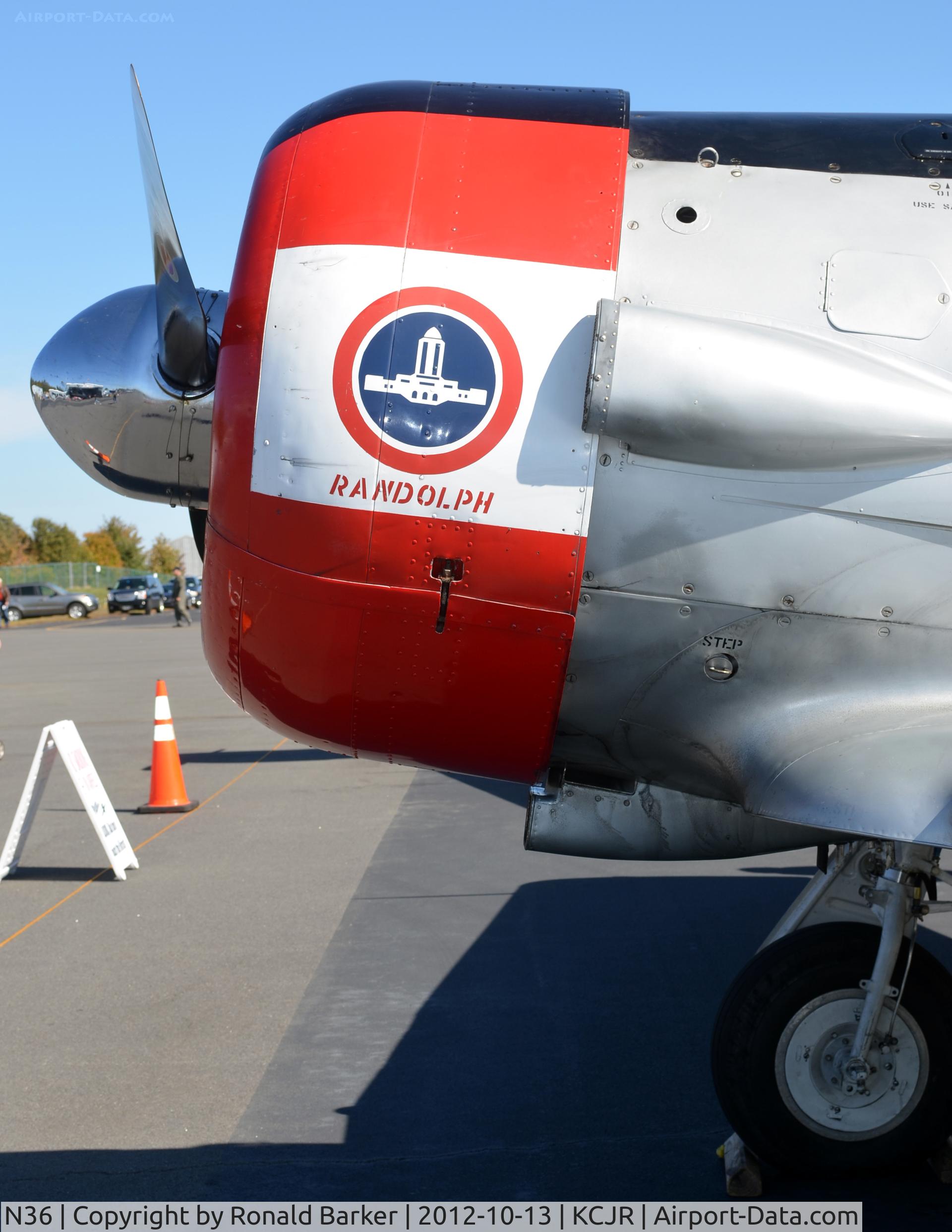 N36, 1944 North American AT-6F Texan C/N 121-42765, Culpeper Air Fest 2012