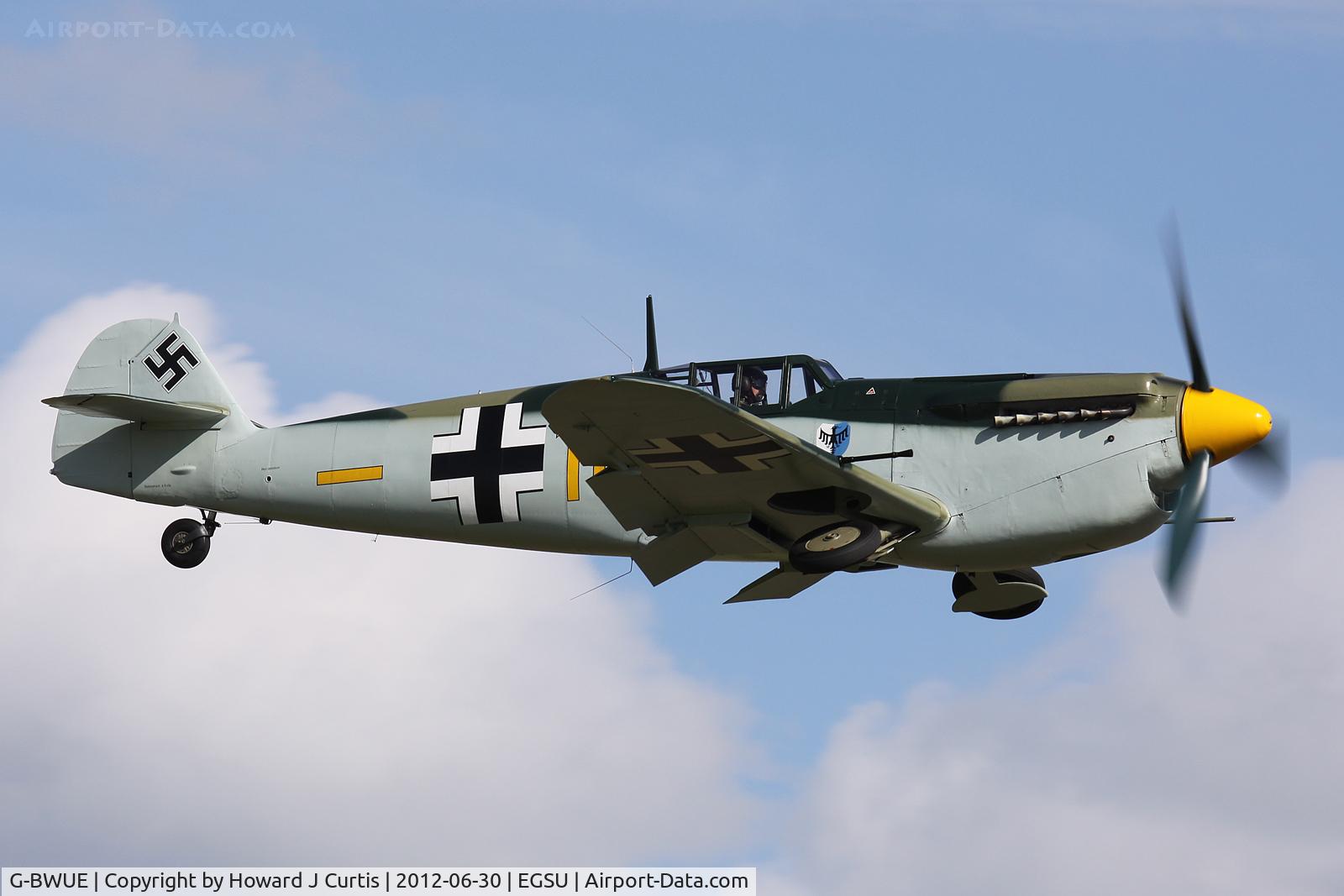 G-BWUE, 1949 Hispano HA-1112-M1L Buchon C/N 172, At Flying Legends 2012.