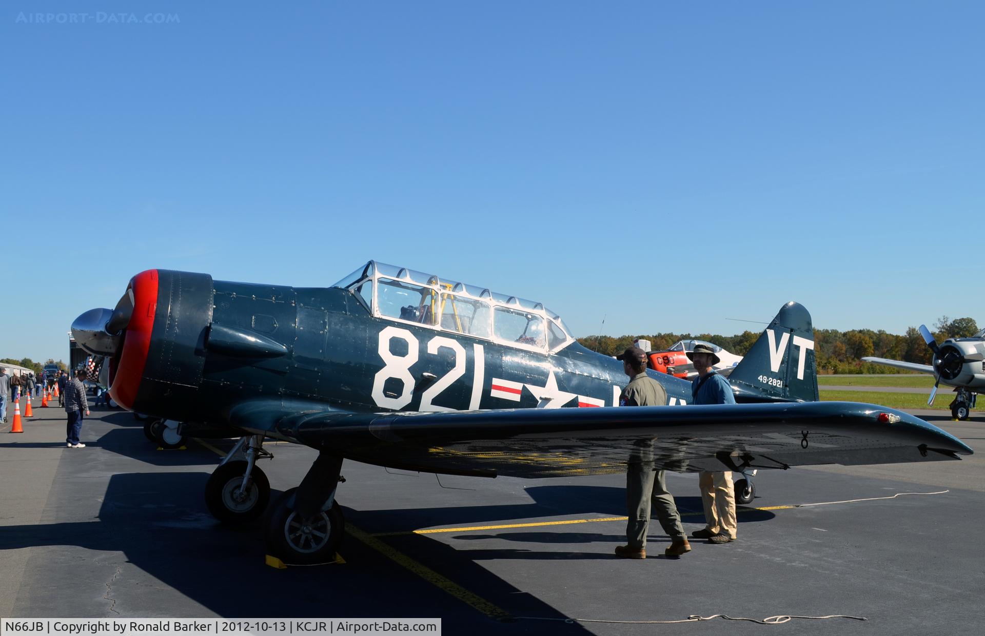 N66JB, 1949 North American T-6G Texan C/N 168-19, Culpeper Air Fest 2012