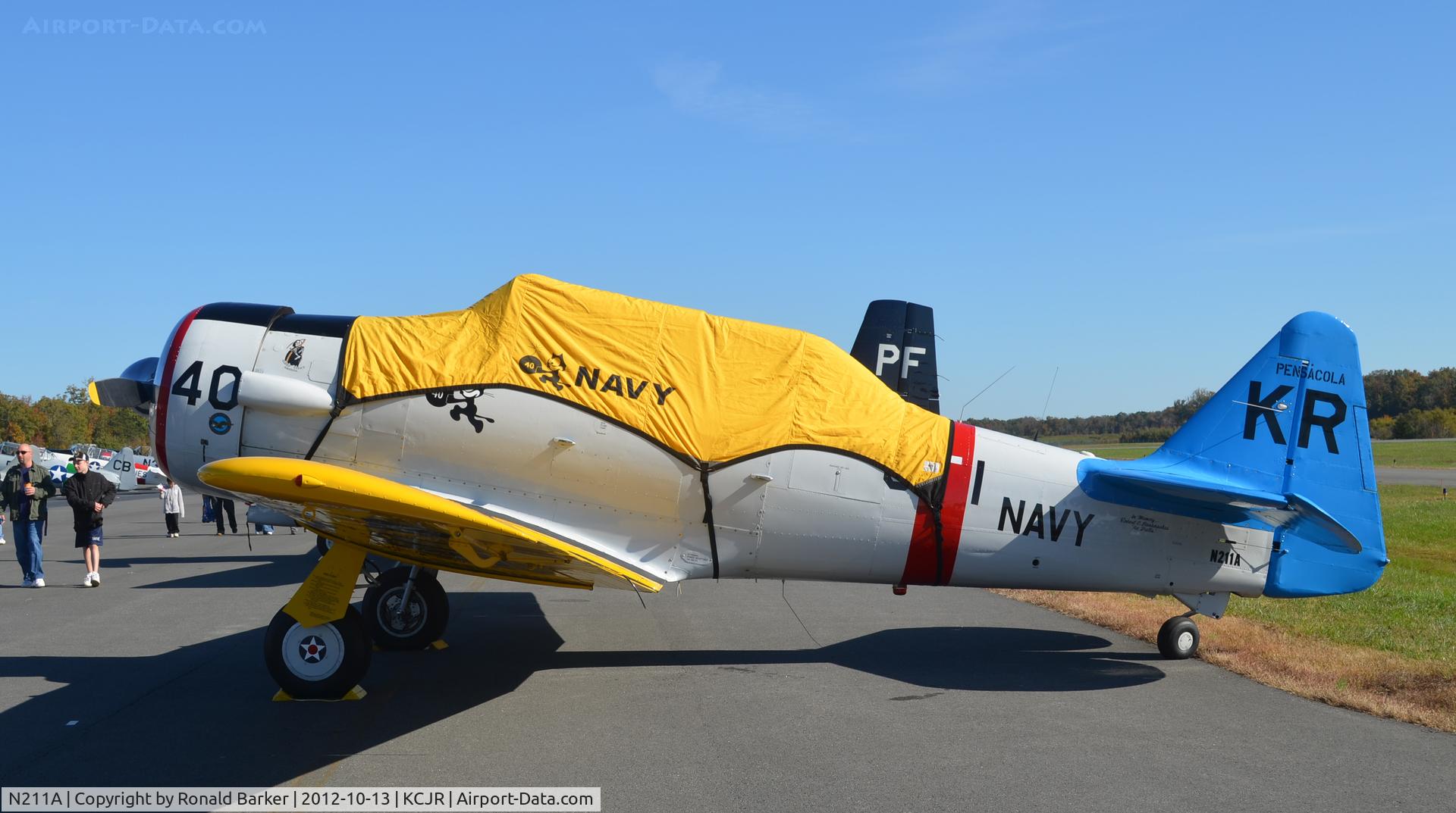 N211A, 1958 North American SNJ-6 Texan C/N 121-42318, Culpeper Air Fest 2012