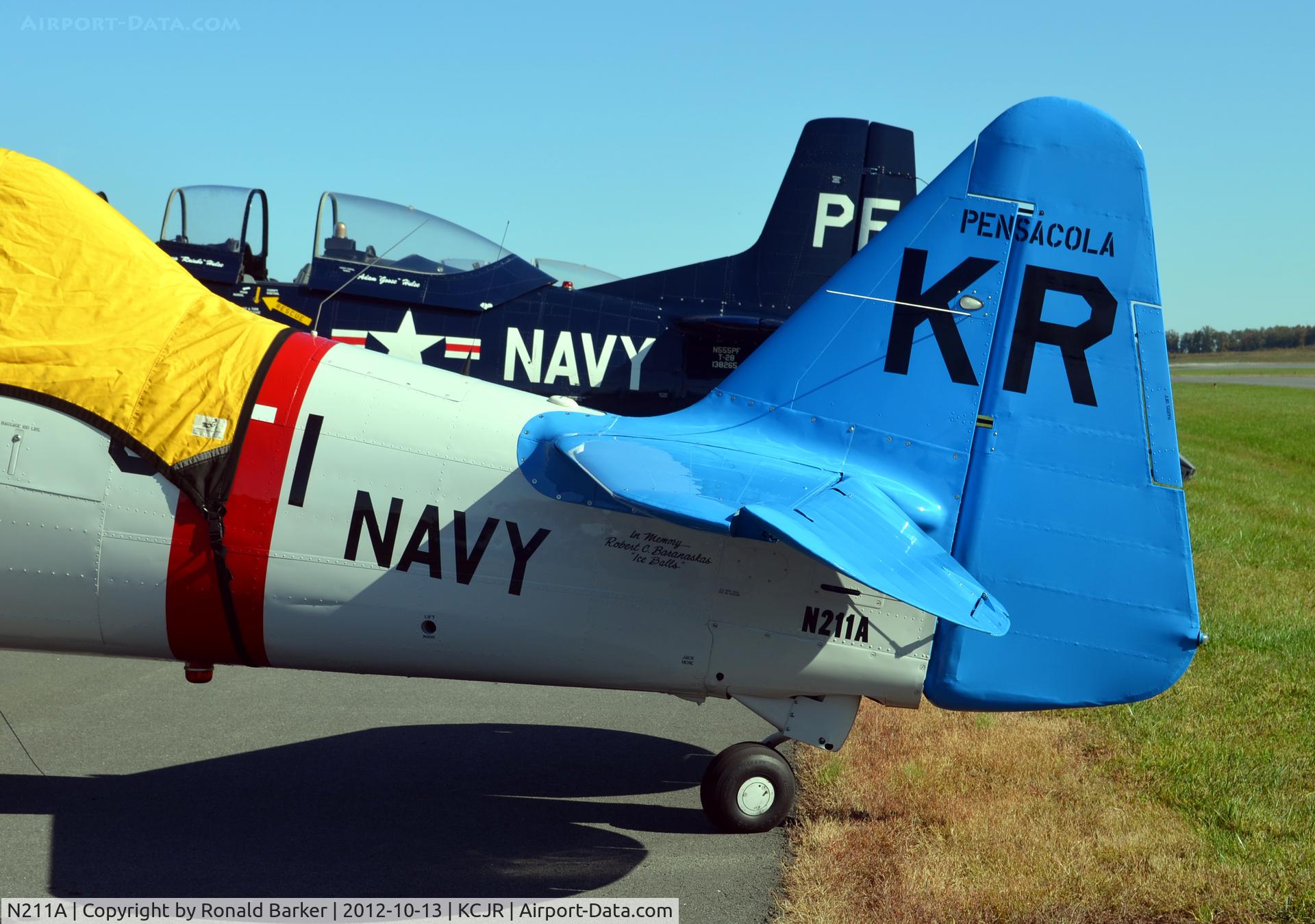 N211A, 1958 North American SNJ-6 Texan C/N 121-42318, Culpeper Air Fest 2012