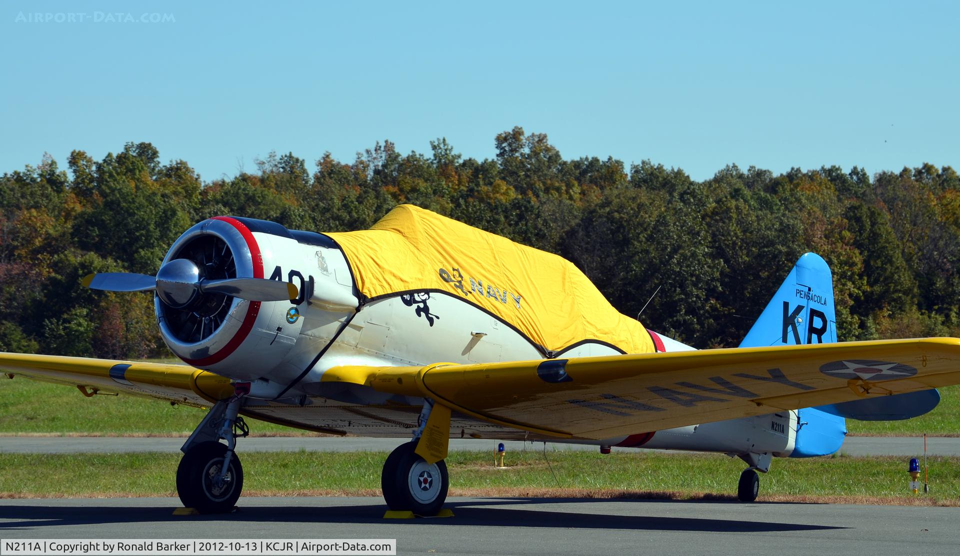 N211A, 1958 North American SNJ-6 Texan C/N 121-42318, Culpeper Air Fest 2012