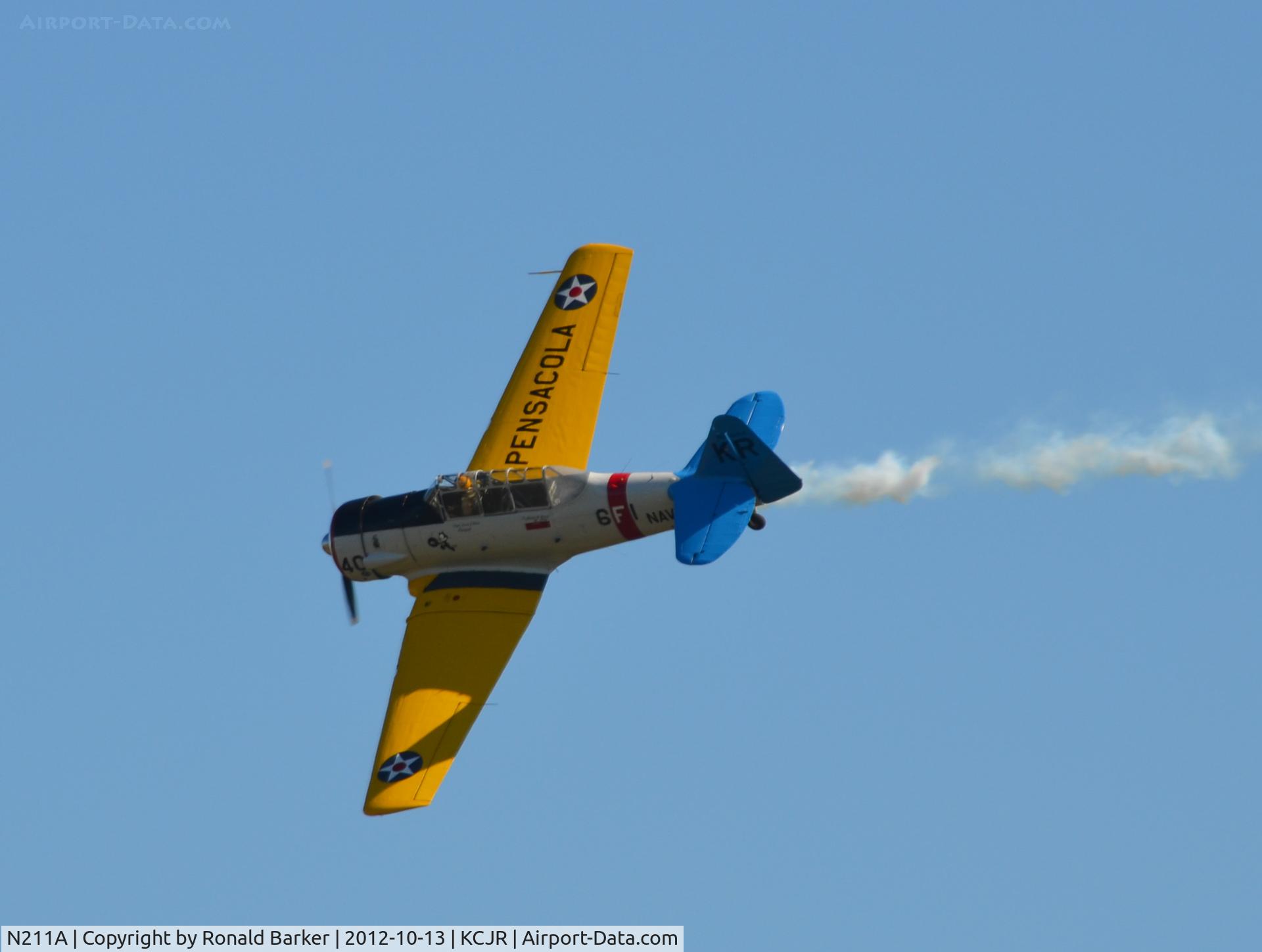 N211A, 1958 North American SNJ-6 Texan C/N 121-42318, Air show - Culpeper Air Fest 2012