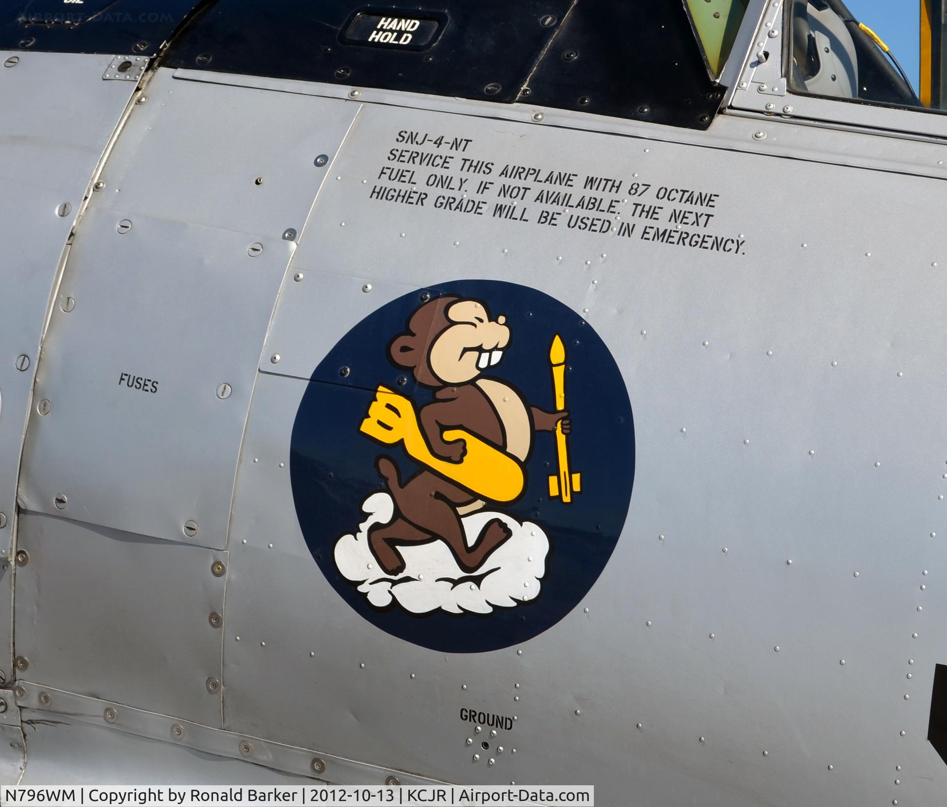 N796WM, 1943 North American AT-6D Texan C/N 88-15328, Culpeper Air Fest 2012