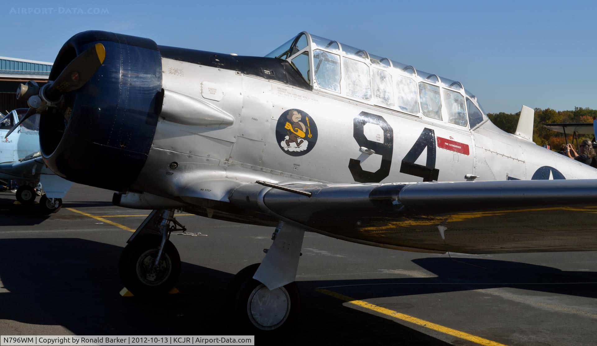 N796WM, 1943 North American AT-6D Texan C/N 88-15328, Culpeper Air Fest 2012