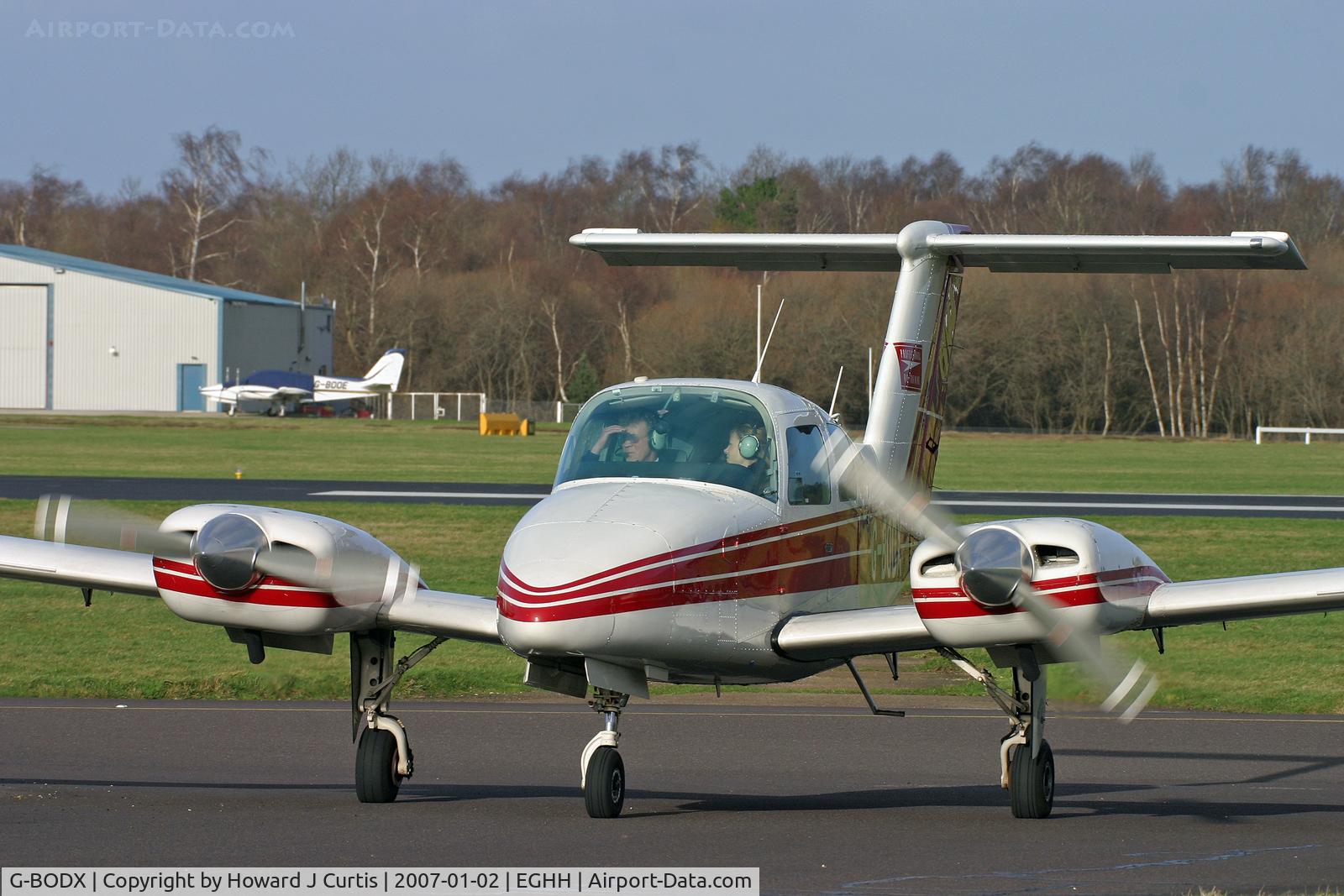 G-BODX, 1979 Beech 76 Duchess C/N ME-309, Professional Air Training.