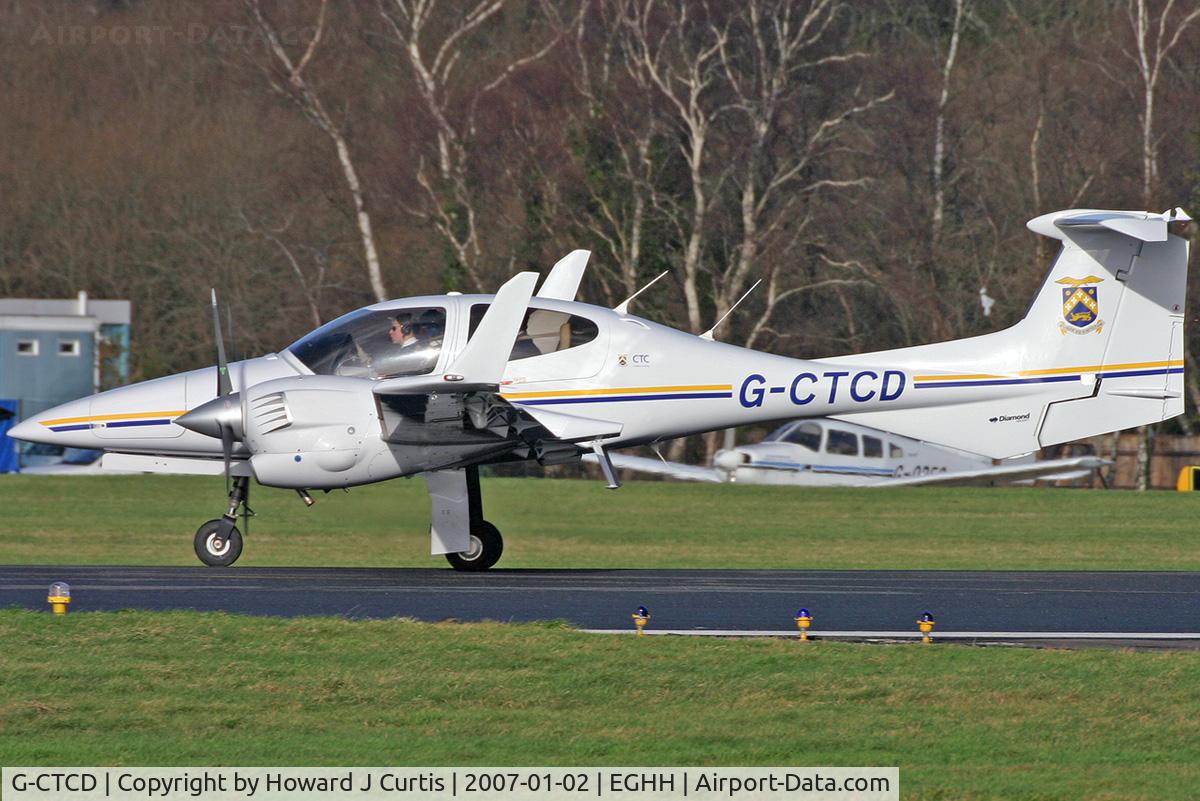 G-CTCD, 2005 Diamond DA-42 Twin Star C/N 42.079, CTC Aviation