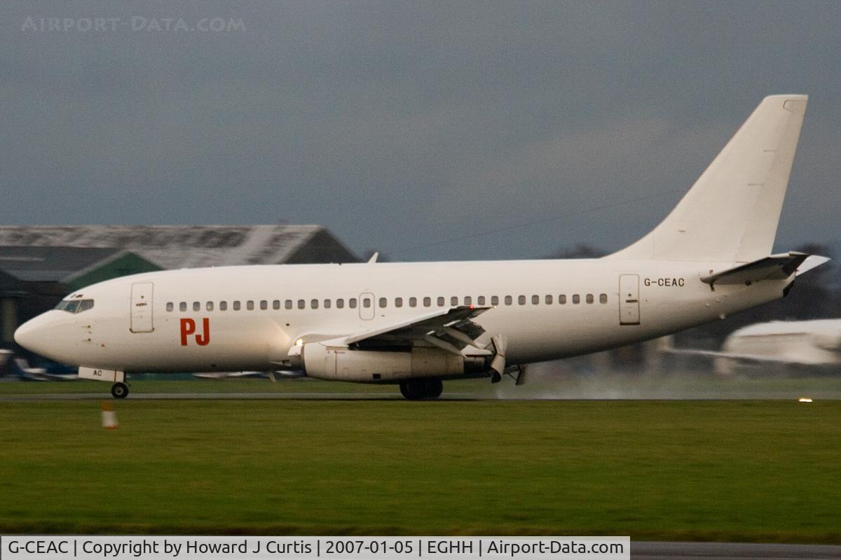 G-CEAC, 1974 Boeing 737-229 C/N 20911, European Aviation. PJ titles.