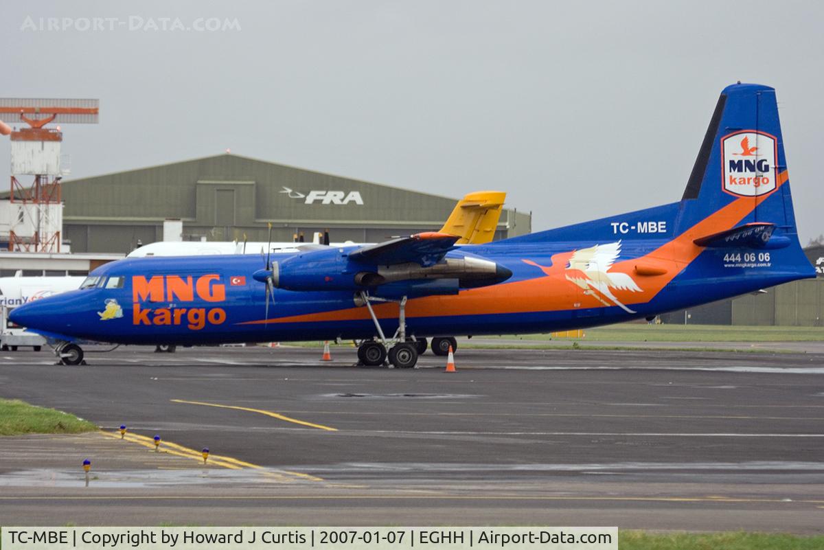 TC-MBE, 1981 Fokker F-27-500 Friendship C/N 10639, MNG Kargo