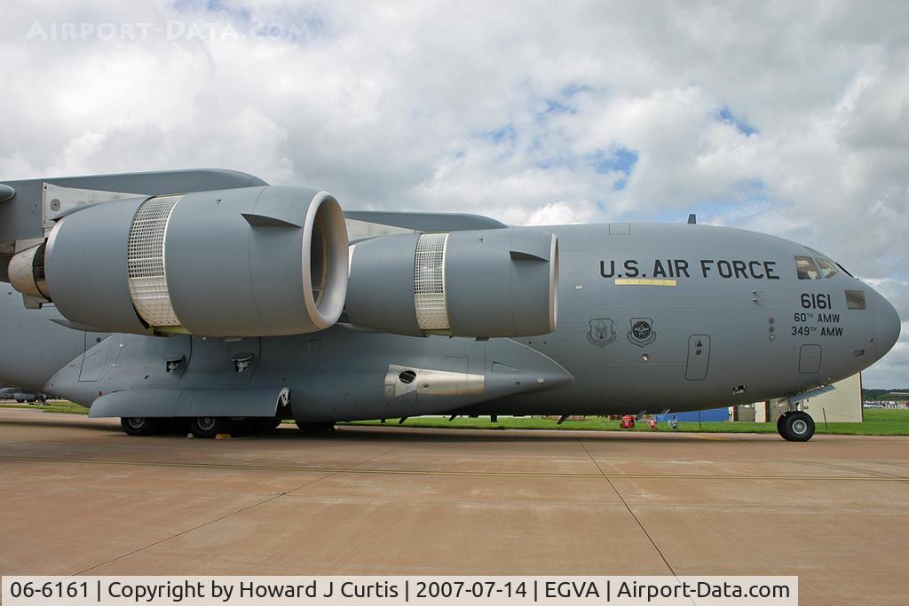 06-6161, 2006 Boeing C-17A Globemaster III C/N P-161, US Air Force, at RIAT