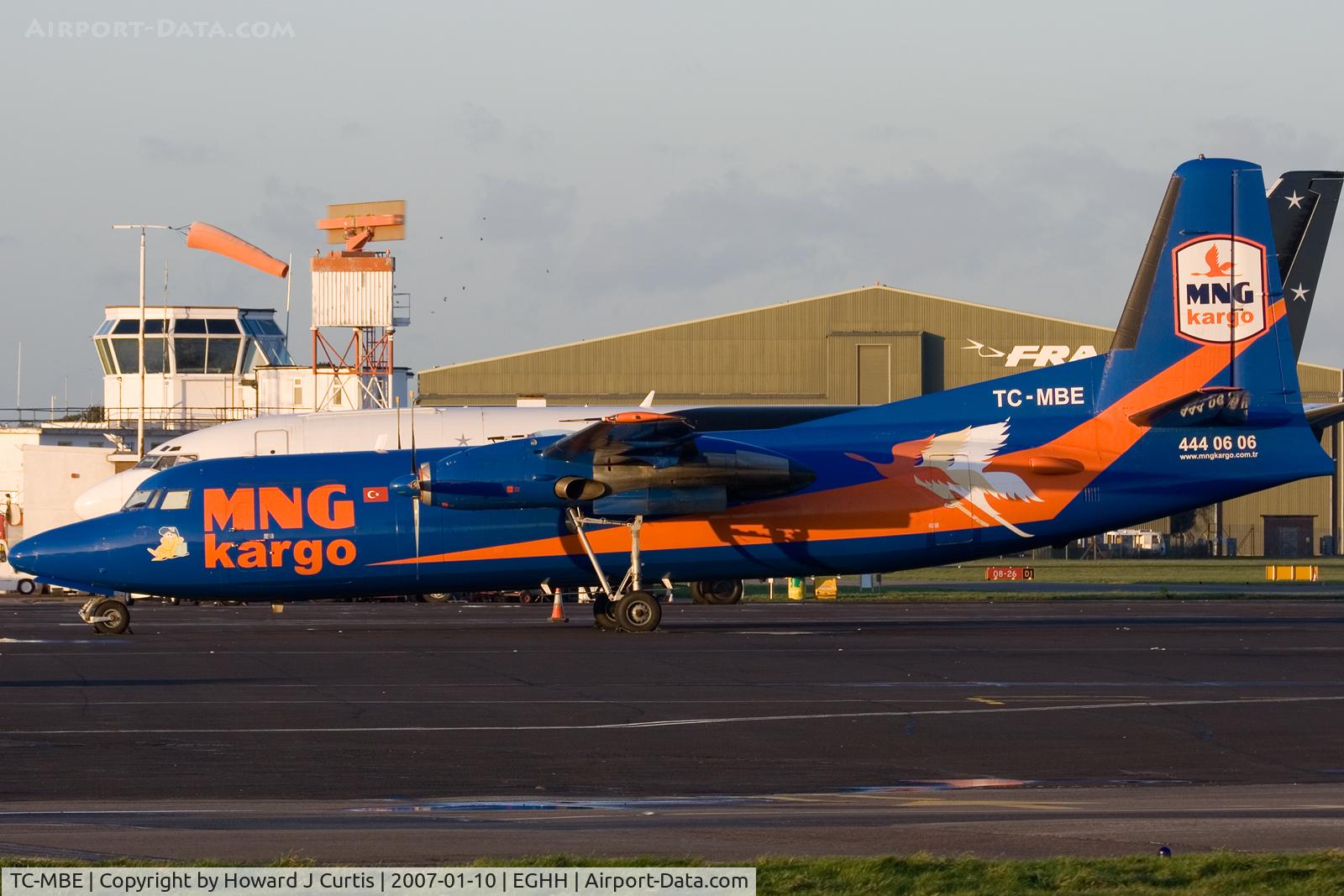 TC-MBE, 1981 Fokker F-27-500 Friendship C/N 10639, MNG Kargo