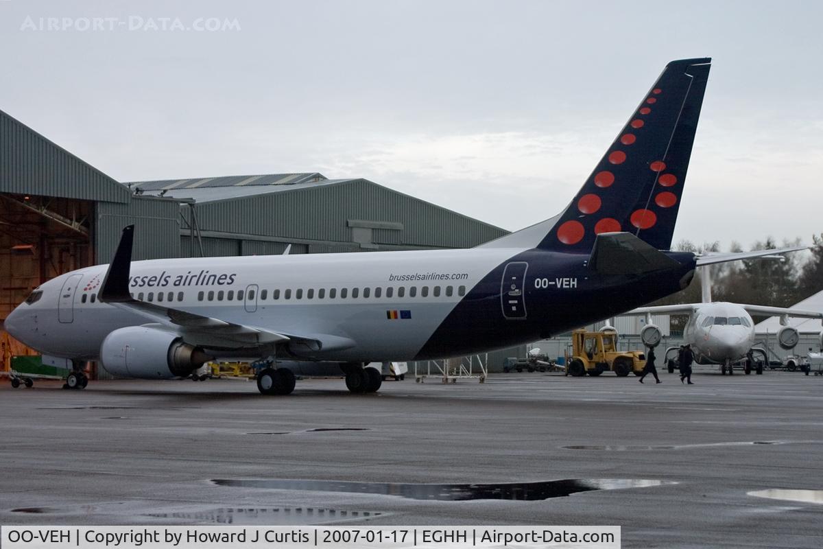 OO-VEH, 1998 Boeing 737-36N C/N 28571, Brussels Airlines, fresh from the spray shop