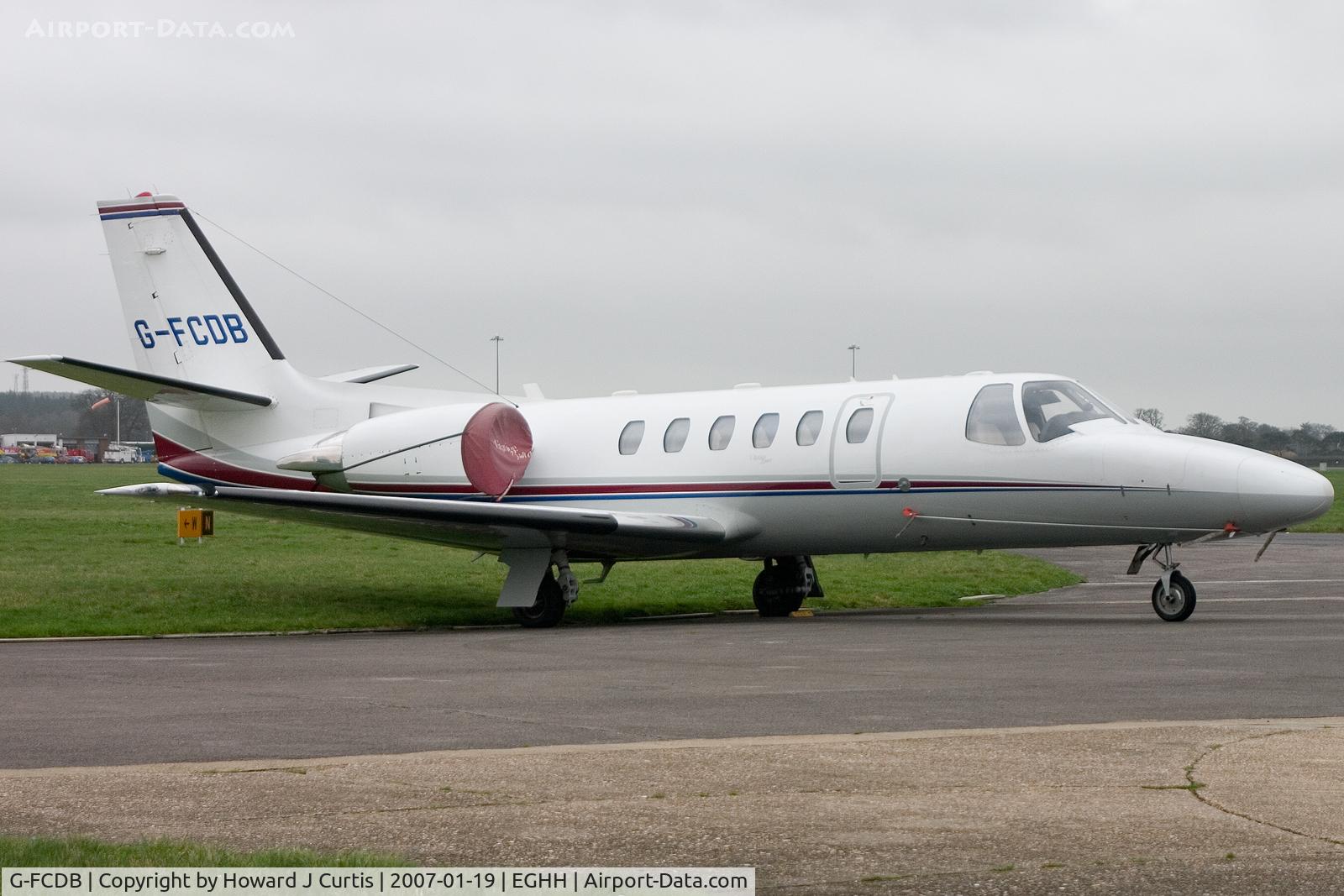 G-FCDB, 2001 Cessna 550 Citation Bravo C/N 550-0985, Corporate